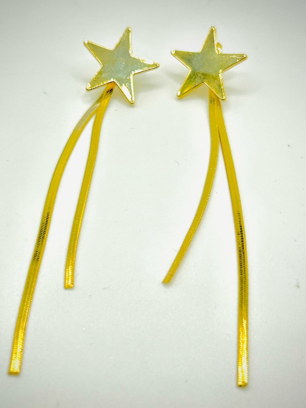 Shooting Star Celestial Double Sided Dangle Earrings NWOT